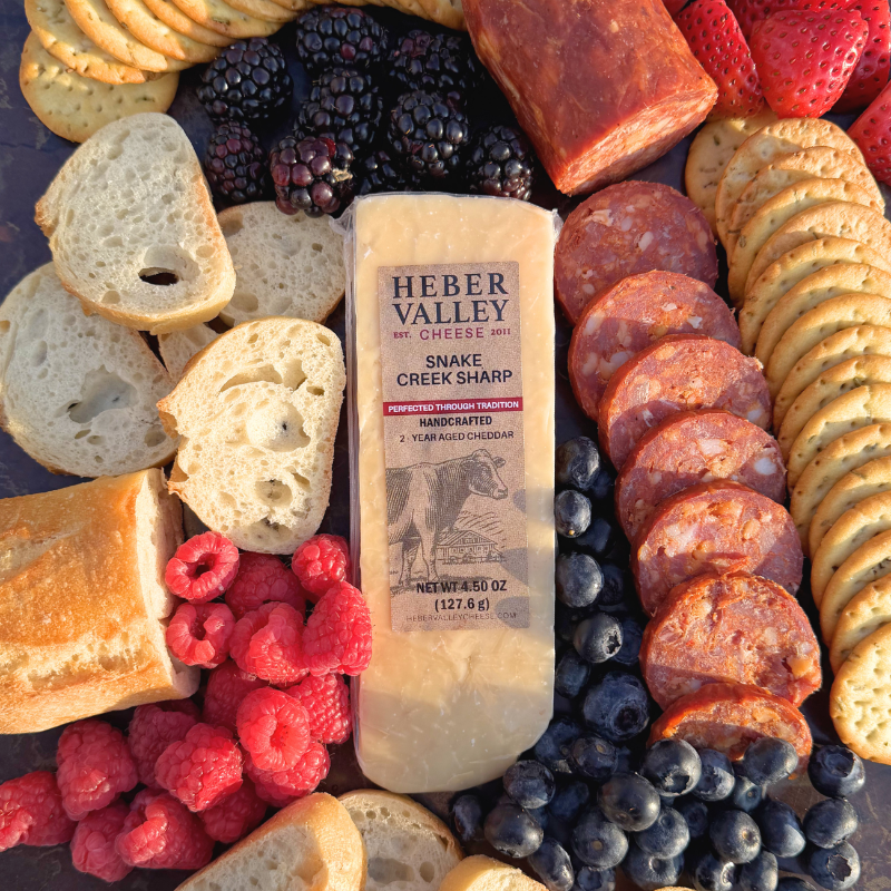 Snake Creek Sharp Cheddar 4.5oz – Heber Valley Artisan Cheese