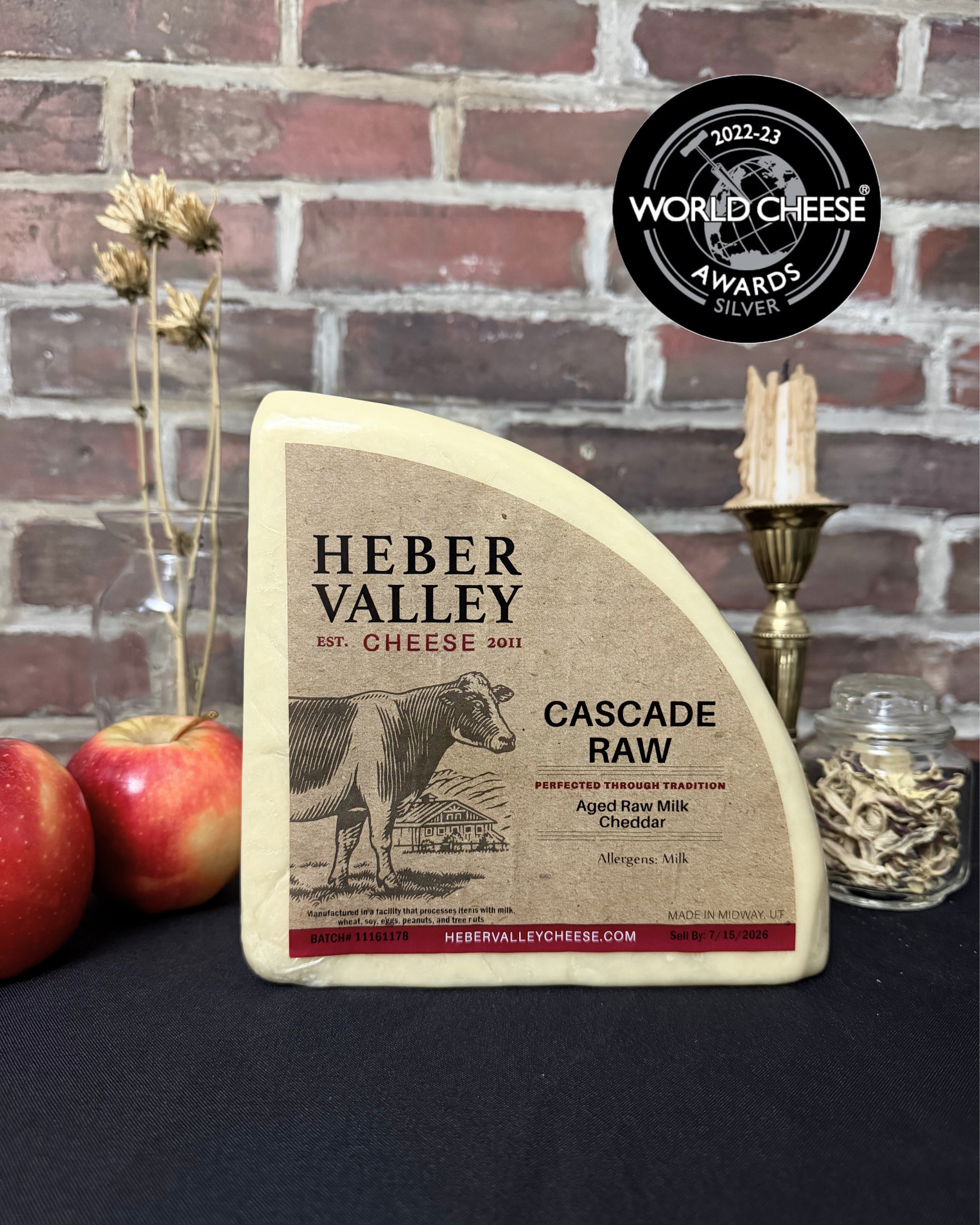 Cascade Raw Milk Cheddar 4.5oz