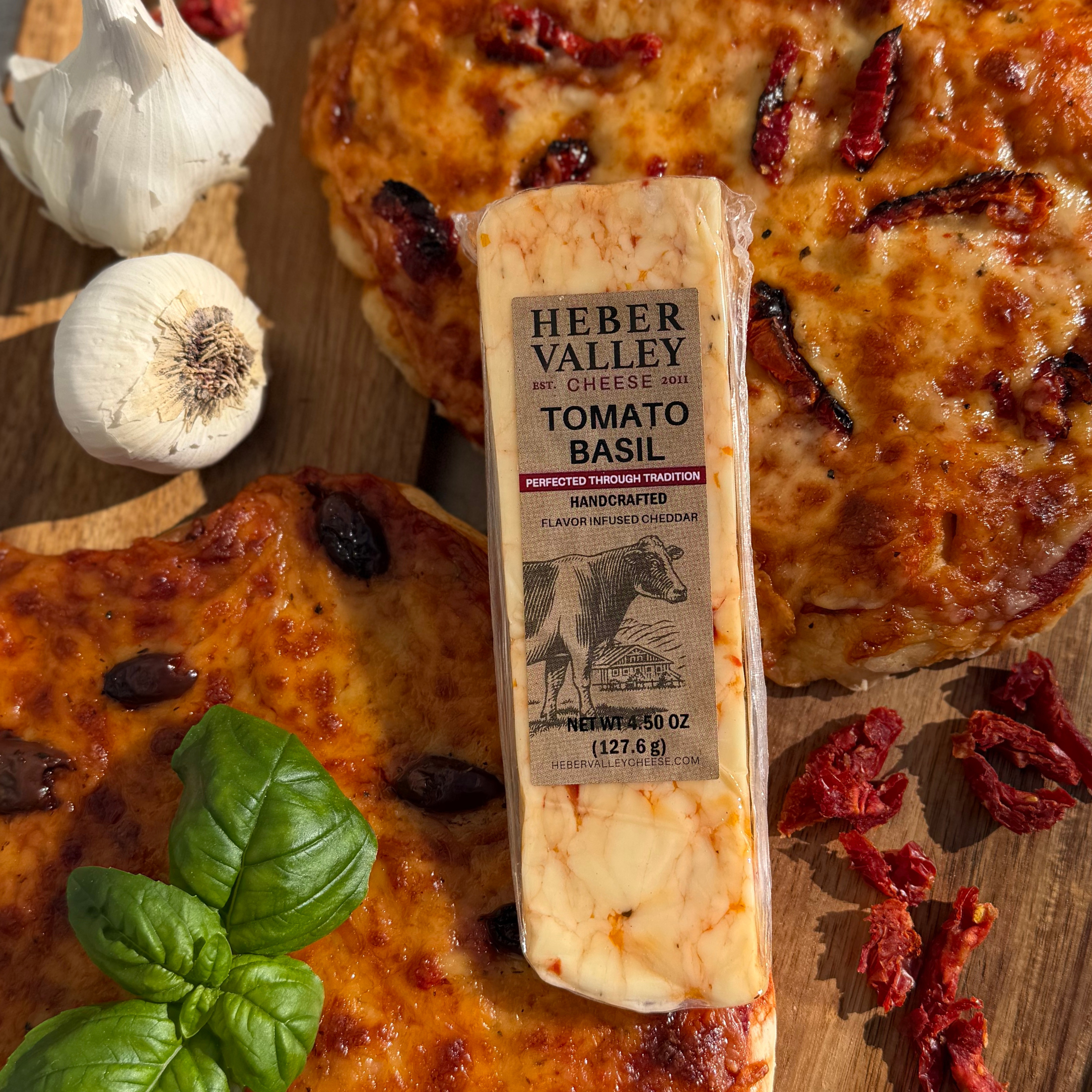 Tomato Basil Cheddar 4.5oz