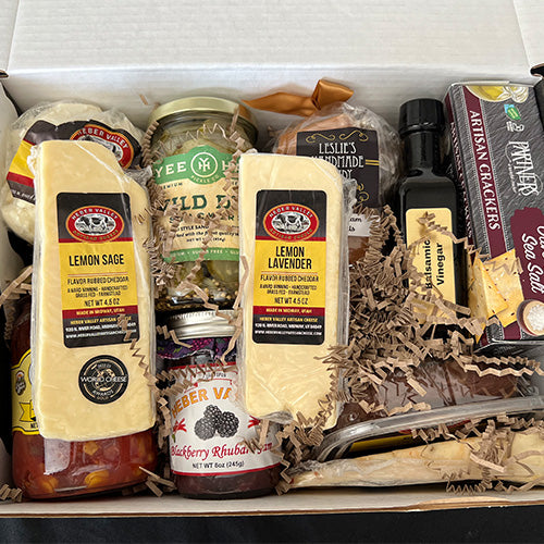 Taste Of Utah Deluxe Cheese Box – Heber Valley Artisan Cheese