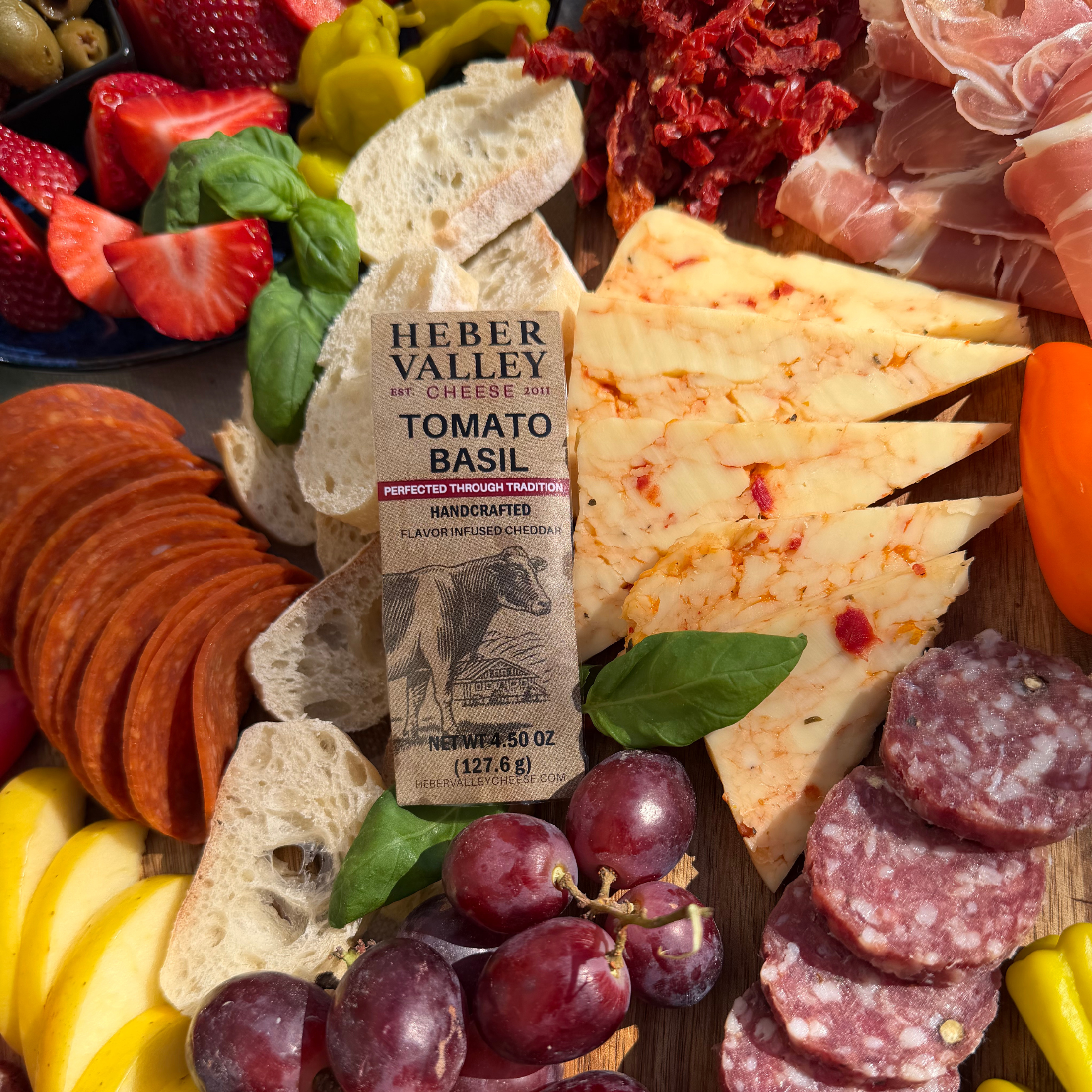 Tomato Basil Cheddar 4.5oz